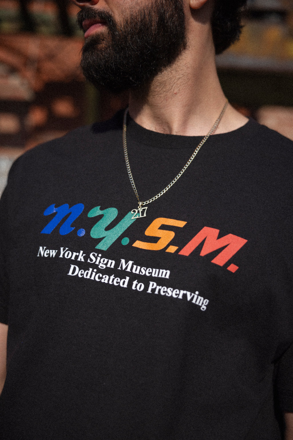 NYSM Logo Tee - Black