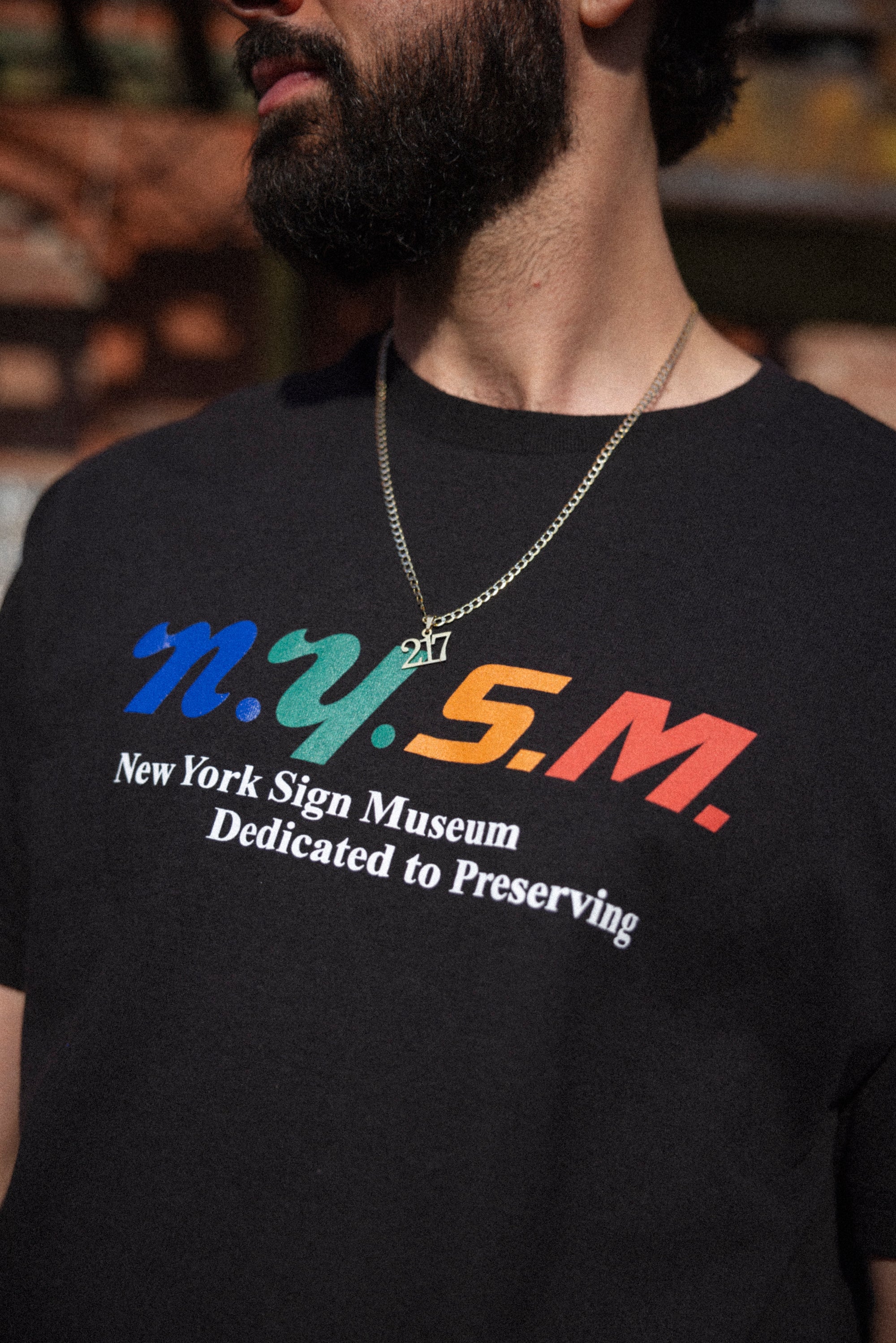 NYSM Logo Tee - Black