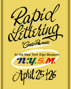 Rapid Lettering with Ged Palmer