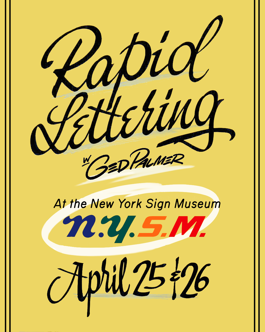 Rapid Lettering with Ged Palmer