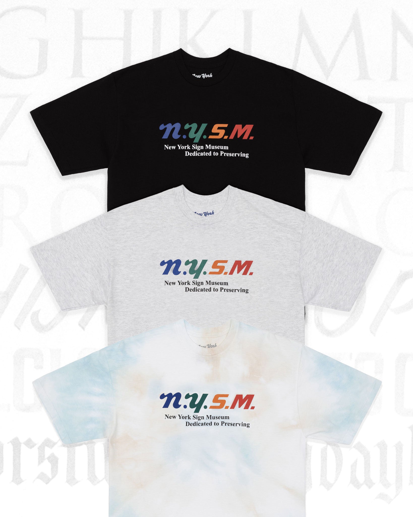 NYSM Logo Tee - White
