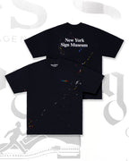 NYSM Splatter Tee - Navy
