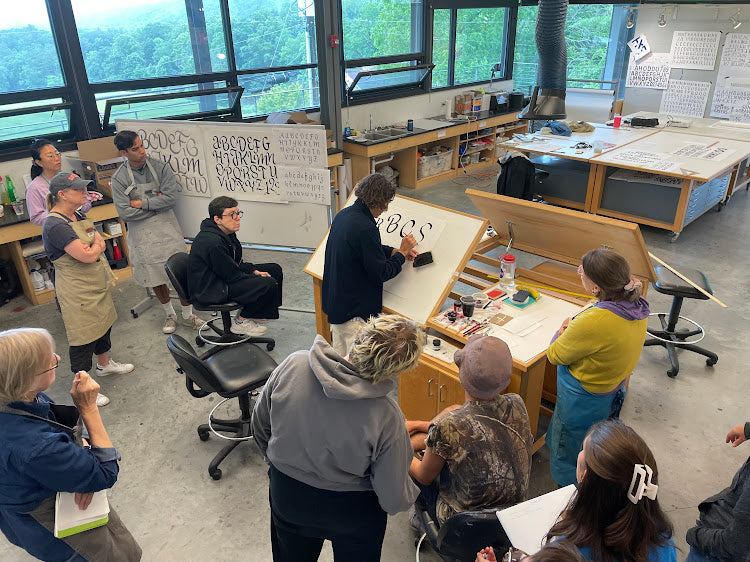 Flat Brush Chisel Writing with Jon Bocksel