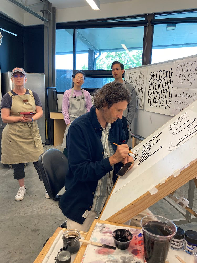 Flat Brush Chisel Writing with Jon Bocksel