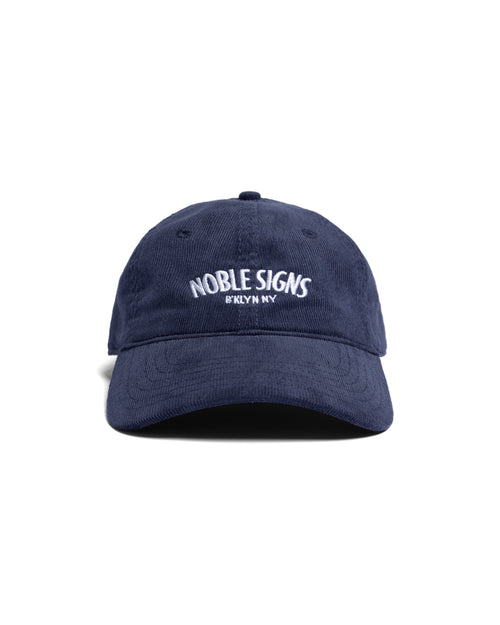 Noble Signs Corduroy Dad Hat - Navy