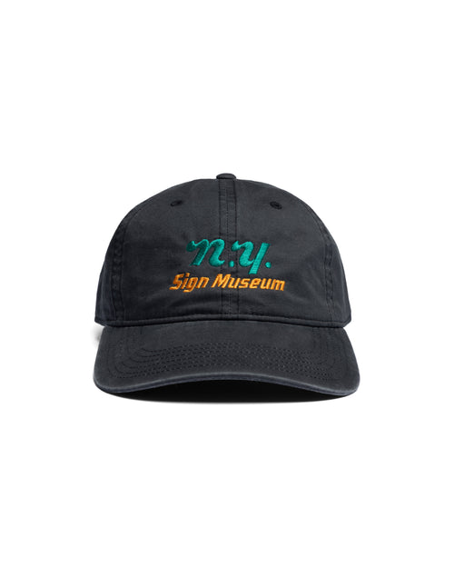 New York Sign Museum Dad Hat - Faded Black
