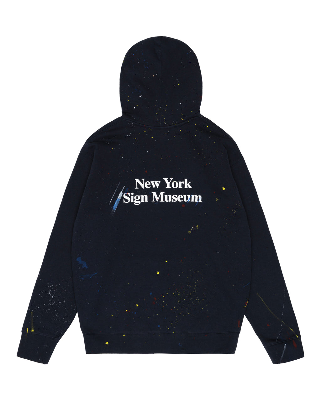 NYSM Splatter Hooded Sweatshirt - Navy
