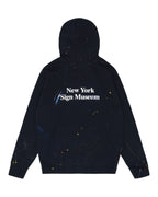 NYSM Splatter Hooded Sweatshirt - Navy