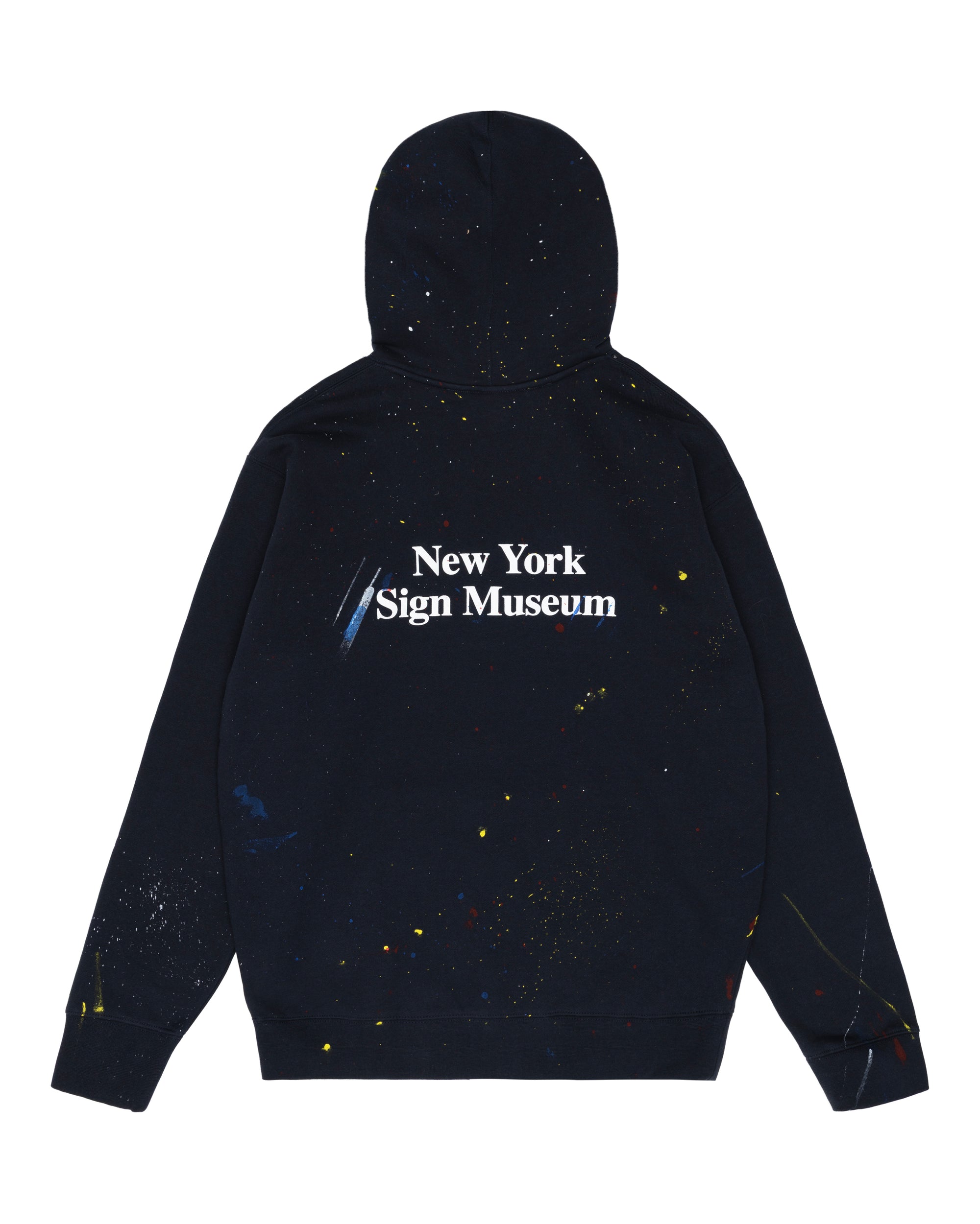 NYSM Splatter Hooded Sweatshirt - Navy