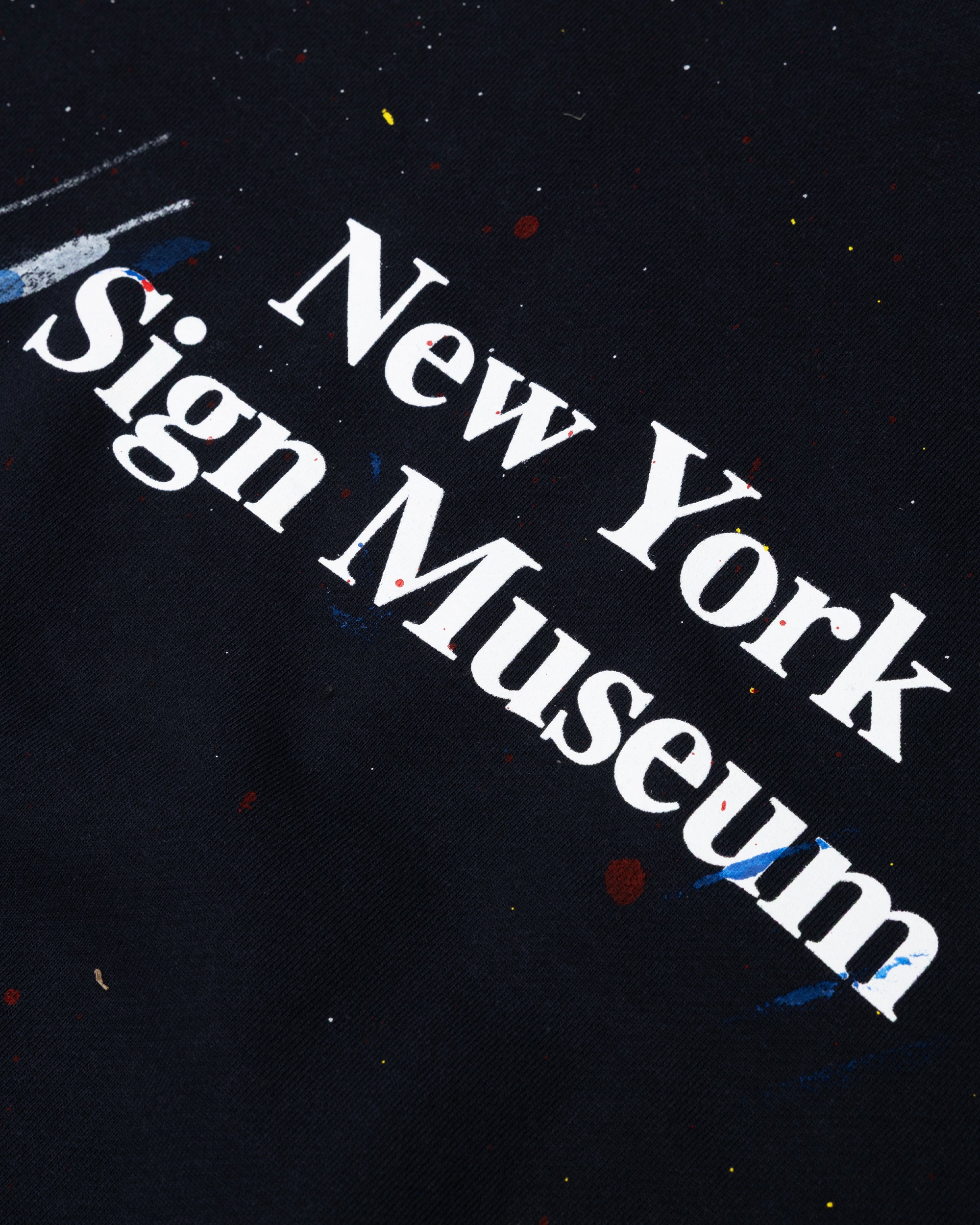 NYSM Splatter Hooded Sweatshirt - Navy