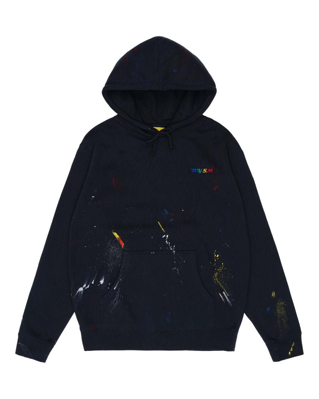 NYSM Splatter Hooded Sweatshirt - Navy