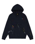 NYSM Splatter Hooded Sweatshirt - Navy