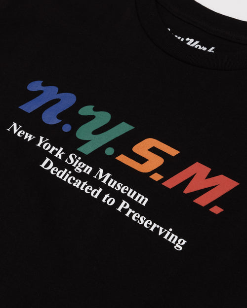 NYSM Logo Tee - Black