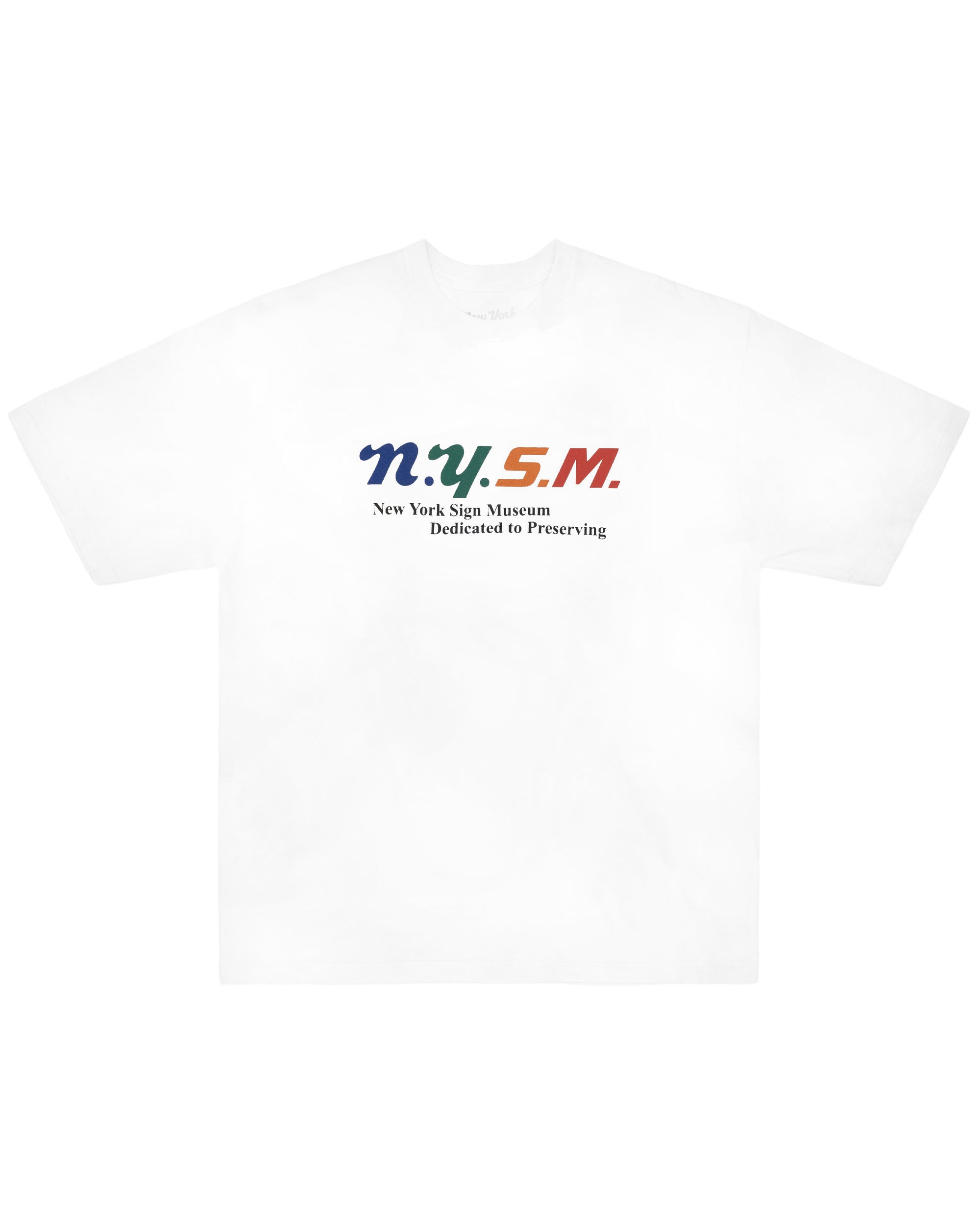 NYSM Logo Tee - White
