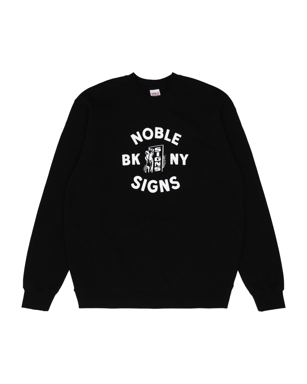 Noble Signman Crewneck Sweatshirt - Black