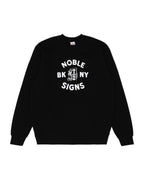 Noble Signman Crewneck Sweatshirt - Black