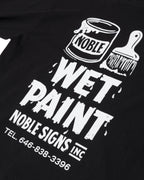 Wet Paint Long Sleeve Tee - Black