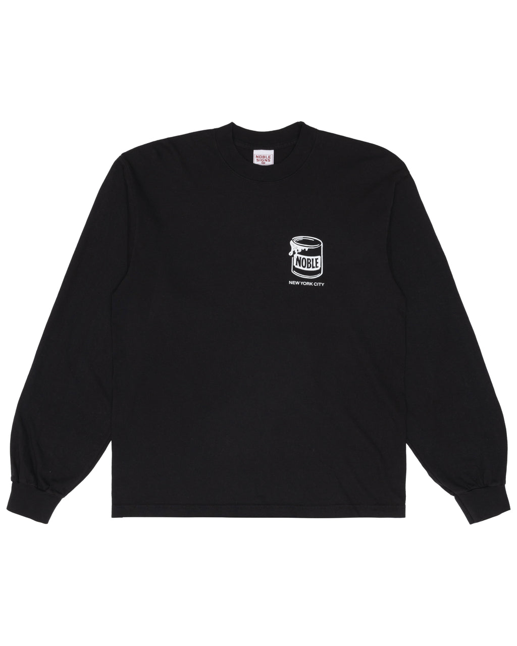 Wet Paint Long Sleeve Tee - Black