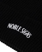 Noble Signs Waffle Knit Beanie - Black
