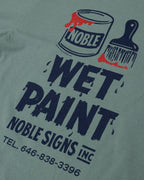 Wet Paint Long Sleeve Tee - Atlantic Green
