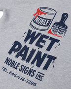 Wet Paint Zip-Up Hooded Sweatshirt - Gray Heather