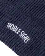 Noble Signs Waffle Knit Beanie - Denim Heather