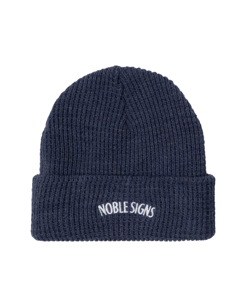 Noble Signs Waffle Knit Beanie - Denim Heather