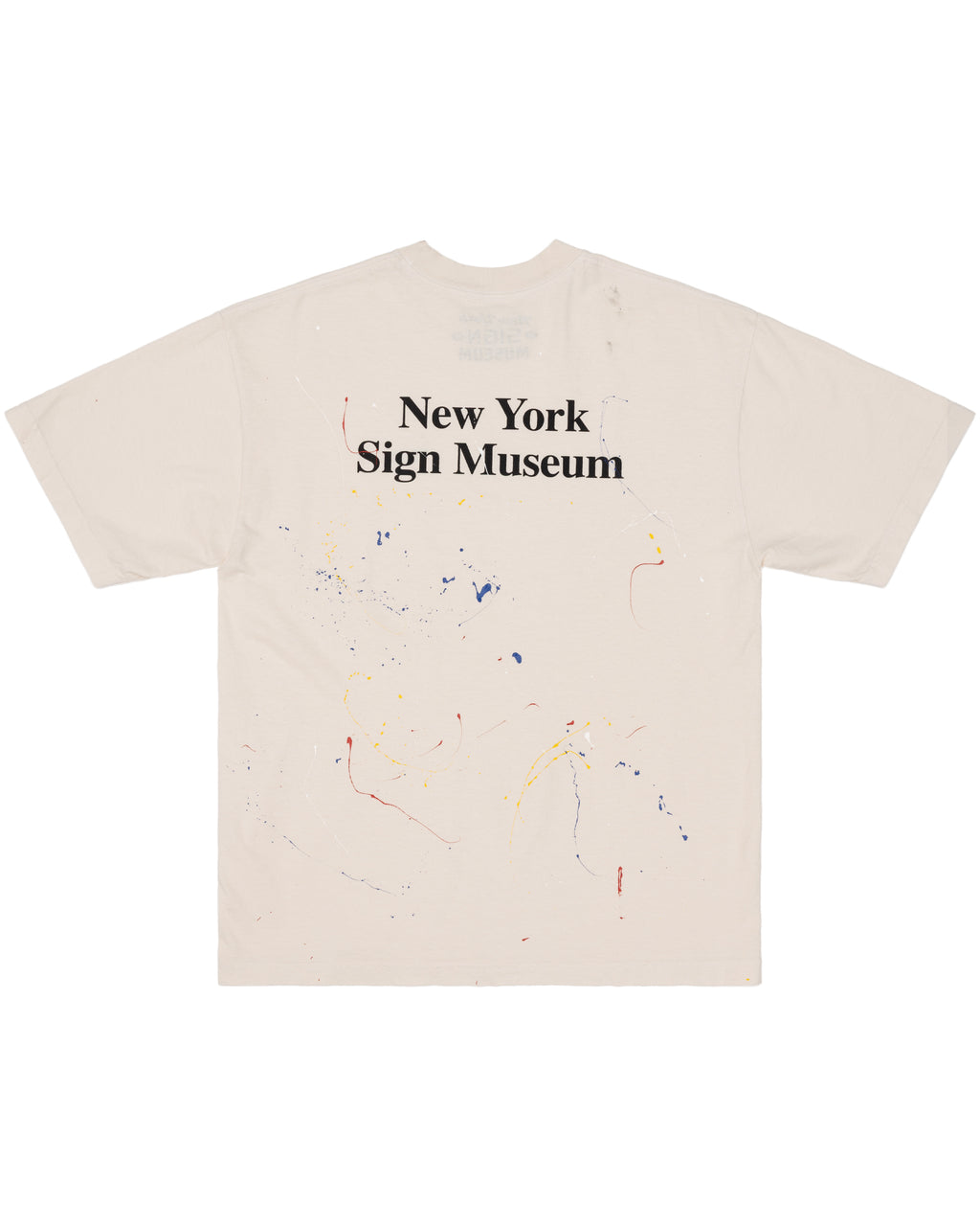 NYSM Splatter Tee - Beige