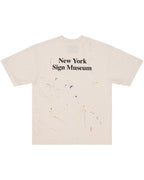 NYSM Splatter Tee - Beige