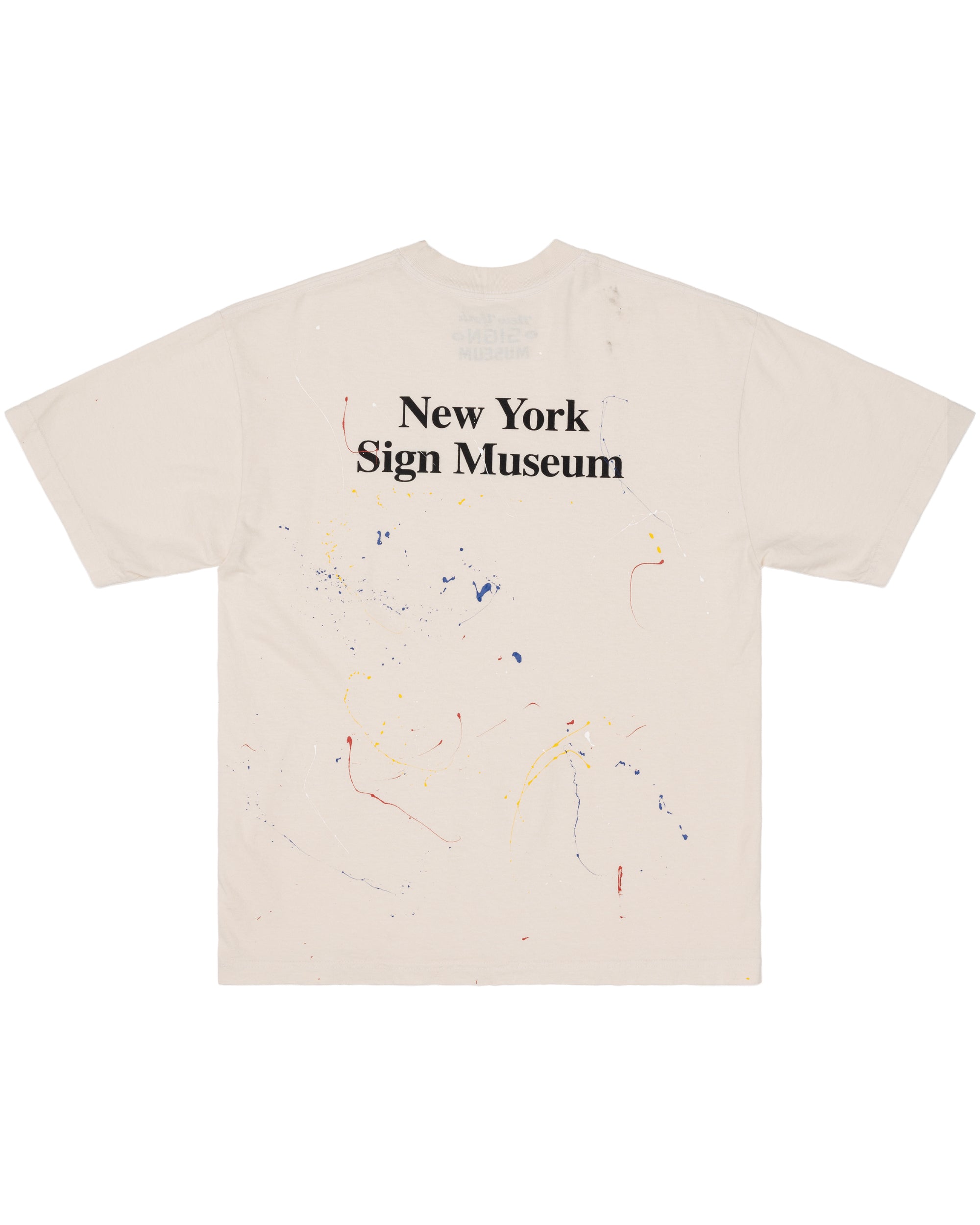 NYSM Splatter Tee - Beige