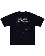NYSM Splatter Tee - Navy
