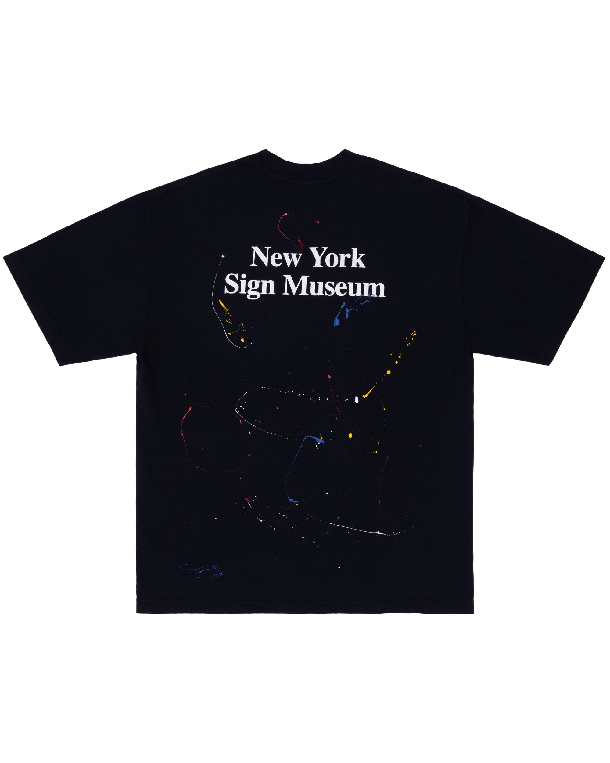 NYSM Splatter Tee - Navy