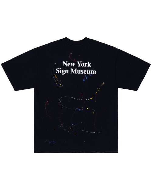 NYSM Splatter Tee - Navy