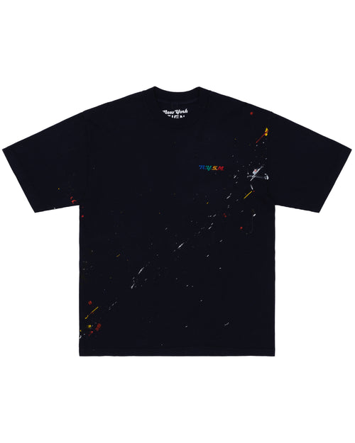 NYSM Splatter Tee - Navy