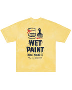 Wet Paint Tee - Yellow Dyed