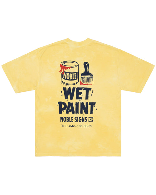 Wet Paint Tee - Yellow Dyed